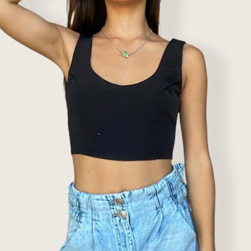 ASOS Zipper Corset Top